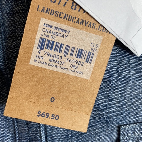 BNWT Lands End Canvas chambray dress - Picture 5 of 14